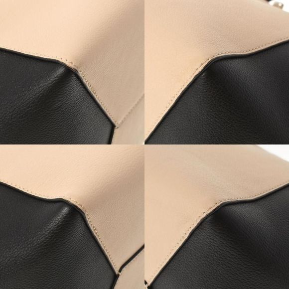 Louis Vuitton LockMe Cover Banille/Noir Leather Tote Bag - Picture 6 of 9